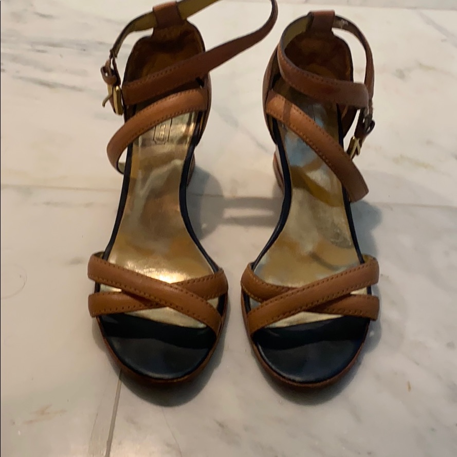 Tan Coach Wedges